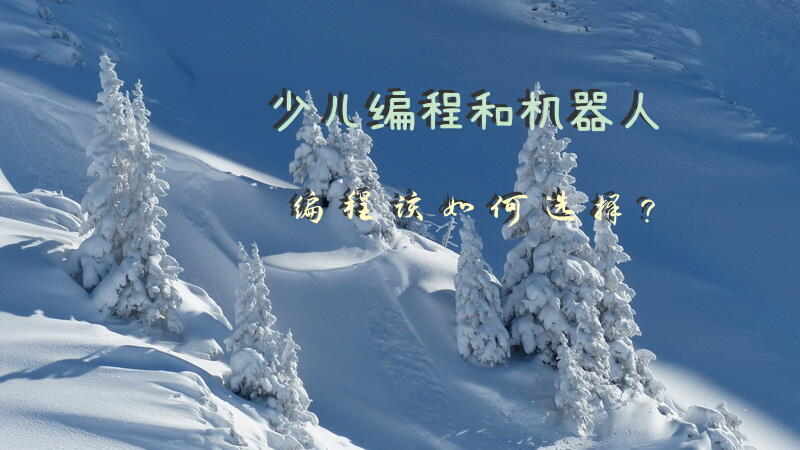 少儿编程和机器人编程该如何选择？