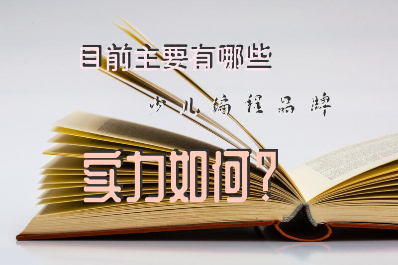 目前主要有哪些少儿编程品牌?实力如何？